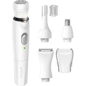 Conair GIRLBOMB All-in-One Face/Body Trimmer and Shaver Set for Women, Wet/Dry, Rechargeable (6 Piece Set, White) Conair GIRLBOMB All-in-One Face/Body Trimmer and Shaver Set for Women, Wet/Dry, Rechargeable (6 Piece Set, White)