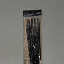 Transon 8pcs Round Watercolor Paint Brush Set Goat Hair for Watercolors,Acrylics,Inks,Gouache,Oil and Tempera Black Color