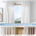 VOIIY 2 Pack Curtain Rods for Windows 28 to 48 Inch(1.5-5 Feet), Silver 1'' Diameter Drapery Rods with End Cap Style Design, Modern Adjustable Heavy Duty Curtain Rod, Size:30''-60''