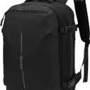 Vacuum Backpack Travel, Lightweight Waterproof Airback 60L Expandable Compression bag for Travel, TSA Friendly Flight Approved, Work, Business Trip, Commute (25L-60L(No Air Pump), Black)