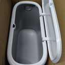 Small Bathroom Trash Can with Lid, 3 Gallon Slim Garbage Bin with Pop-Up Lid & Air-Pressure Bag Lock, Mini Waste Basket for Bathroom, Bedroom, Kitchen, Office, Rv, White - Includes 75 Bags (5 Rolls)