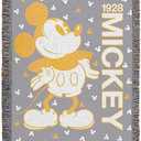 Disney's Mickey Mouse, "Confetti Dot" Metallic Woven Tapestry Throw Blanket, 48" x 60", Multi Color