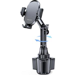 Miracase 2025 Upgraded Universal Cup Phone Holder for Car, [Rotatable & Adjustable] Long Neck Car Cup Holder Phone Mount Compatible with iPhone, Samsung, Google & More Smartphones