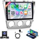 2+64G Android Car Radio for Toyota Camry 2006 2007 2008 2009 2010 2011 with Wireless Carplay Android Auto, 10.1'' Touch Screen Head Unit GPS Bluetooth Mirror Link WiFi FM/RDS EQ AHD Backup Camera SWC