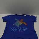Key West T-Shirt Key West Florida Tribal Tie Dye Sea Turtle T-Shirt (Small, Black)
