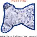 OsoCozy One Size Cloth Diaper Covers - Adjustable Snap Fit & Double Leg Gussets for Baby Boys & Girls from 8-35 Pounds. Use with Prefold, Flat or Fitted Cloth Diapers or Snap-in Inserts.
