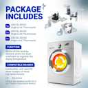 BlueStars 6931EL3003C Dryer High Limit Thermostat, 6931EL3004B Dryer Thermostat, 6931EL3003D Dryer Thermal Fuse - Compatible with LG and Kenmore Dryers