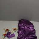 Raven Cosplay Costume Teen Purple Cape With Belt Cloak Wristlets Halloween Raven, 3XL