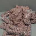 12 Pack Dusty Pink Cheesecloth Table Runners  10FT Blush Gauze Boho Table Decor Set for Bridal Shower, Mothers Day Brunch, Baby Girl Party, or Romantic Wedding Reception