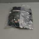 Blooming Jelly Women's Bikini Set Two Piece Swimsuit Modest Bathing Suit Petal Hollow V Neck Top String Mid Rise Bottom (Medium, Black and Green)