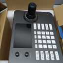 Hsility PTZ Controller Camera Controller POE Network 4D Joystick Decoding Keyboard Indoor with 5 Inch LCD Screen, 480p