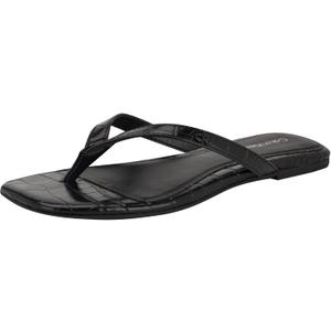 Calvin Klein Women's Stelea (6, Black Croco 001)