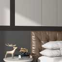 3x590 Inch Metallic Wallpaper Border Peel and Stick Black Metallic Wallpaper Border Self Adhesive Brushed Wall Trim Black Mirror Frame Sticker Stainless Mirror Frame for Bathroom Waterproof