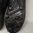 Women's Soccer Cleats Firm Ground, Lightweight Unisex Soccer Shoes for Adults Fits Men & Women (Black/Grey)