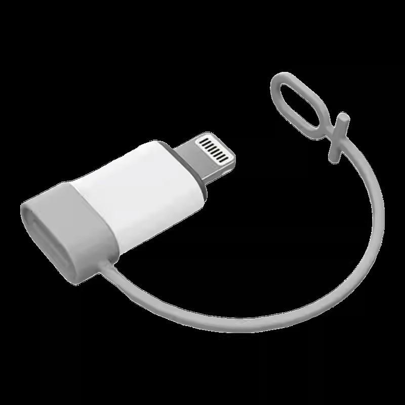 SB C Type C to Lightning Adapter MFi Certified 1 Pack 27W Fast Charging Support Data Sync,Lightning to USB Type C Cable Adapter for iPhone/iPad/for Airpods,with Anti-Lost Loop,Not for Audio/OTG