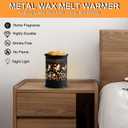 kobodon Metal Wax Warmer,Wax melt Warmer,Candle Wax Burner, Electirc Wax Melt Warmer Candle Melter as Gifts for Moms Grandma Women Girls(Butterfly)