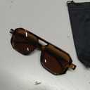 FEISEDY Vintage Square 70s Flat Aviator Sunglasses Women Men Classic Retro Stylish Frame UV400 Sunglasses B2622