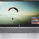 HP 14 inch Laptop, HD Touchscreen Display, AMD Ryzen 5 7520U, 8 GB RAM, 512 GB SSD, AMD Radeon Graphics, Windows 11 Home, Natural Silver, 14-em0499nr