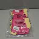 Aimery 4 Pairs Mens Grip Soccer Socks Non Slip Grippy Women Socks for Football Basketball Sports (One Size, 4pink)