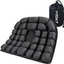 Upgrade Travel Seat Cushion for Airplane,Portable&Adjustable Air Seat Cushion,Coccyx Tailbone Pain Relief Chair Pad,Inflatable Cushion for Wheelchair, Travel,Driving,Office Work