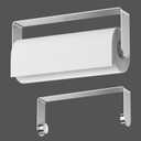 Mbillion Paper Towels Holder Under Cabinet Wall Mount and Self-Adhesive Paper Towel Rack for Kitchen Premium Grade SUS304 Stainless Steel Polished,Silver