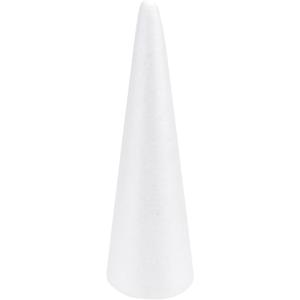 Amosfun Craft Foam Cone Shaped Foam for DIY Craft Christmas Tree Table Centerpiece Decoration 30cm