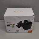 Universal Stroller Cup Holder with Phone Holder, 360 Rotatable Strong Clip, Big Storage Space for Walker, Wheelchair, Stroller, Bike