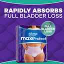 Always Discreet MaxiProtect Adult Diapers for Women, Incontinence Underwear, Scented, Postpartum Essentials, Bladder Leak Protection, Disposable Briefs, Maximum Plus Absorbency, Size S/M, 16 Count