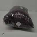 Bigacogo Chunky Knit Throw Blanket for Couch, 40x60 inches, 100% Hand Knitted with Thick Jumbo Chenille Yarn, Cozy Soft Large Rope Knot Cable Crochet Blankets for Sofa Bed Living Room, Chocolate