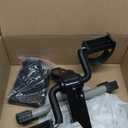 Folding Exercise Bike Pedal Exerciser Portable Desk Bike with LCD Display for Arms and Legs Workout