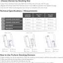 Truform Stockings Donner, Helper for Applying Compression Socks, Regular Size Foot Zone with Tall Handles for  Garments