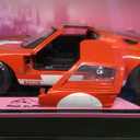 Jada Pink Slips 1968 Ford GT40 MK1-1:18 Scale Diecast Model with Opening Doors and Working Steering - for Collectors and Enthusiasts 14+ - Red