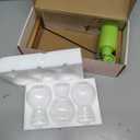 XXXFLOWER Plant Terrarium with Wooden Stand, Air Planter Bulb Glass Vase Metal Swivel Holder Retro Tabletop for Hydroponics Home Garden Office Decoration - 3 Bulb Vase