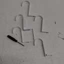 Adjustable Over The Door Hooks, Premium Metal Hooks for Hanging, Heavy Duty Door Coat Hangers and Towel Door Hangers, Cubicle Hook fits 1 3/8" to 3 1/2" Longer Panels for Wreath,White,5 Pcs