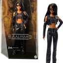 Barbie Signature Aaliyah 11.5" Collectible Doll in Black Faux Leather Outfit