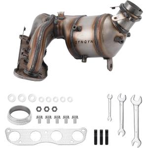 Front Exhaust Manifold Catalytic Converter Kit Fit ForDirect-Fit Compatible with Nissan Sentra 2009-2012 Sentra 2013-2018 L4 2.0L 1.8L Replace 641432 16704 (EPA Compliant)