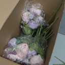 16 Bundles Artificial Peonies Silk Peonies Faux Flower Bouquet Fake Peony Flower Arrangements Table Centerpieces for Vase Wedding Party Boho Home Office Decoration Bulk (Pink, Purple)