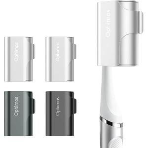 4 Count Aluminum Alloy Toothbrush Cover Caps for Family, Travel Toothbrush Covers Long-lasting Toothbrush Head Caps for Most Electric/Manual Brushes