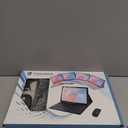 for iPad 9th / 8th / 7th Generation 10.2 inch & iPad Air 3rd Gen & iPad Pro 10.5 inch Case with Keyboard 7 Color Backlit - Built in Pencil Holder with Mouse (Black)