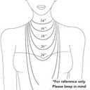 St Michael the Archangel Necklace Pendant Necklace for Women Men with 3mm Wheat Chain 20"+2"