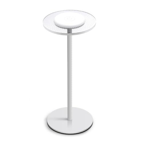 LOFTEK Cordless Table Lamps Set of 2, Rechargeable Table Lamp, Up to 55 Hrs Ultra-Long Battery Life, Eye-Friendly, Touch Dimming, Portable Wireless Ambient Lighting (White, 1 Pack)