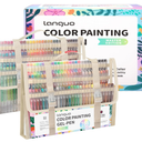 Joyask Gel Pens For Coloring, 168 Pack Colored Pens for Black Paper & White Paper, 0.6MM Fine Point Pens for Coloring, Writing, Drawing, Journaling, Note Taking, Office, Home