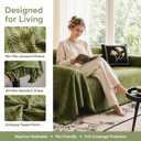 Sofa Blanket & Covers for Couches,Furniture Pad 71"x134",Green