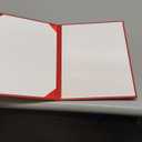 GraduationMall 8.5"x11" Smooth Padded Diploma Cover Certificate Holder Red, 1-Pack