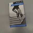 ABIRAM Ankle Brace for Men & Women - Adjustable Compression Sleeve with Wrap, Ion-Matrix Support for Sprained Ankle, Plantar Fasciitis, Achilles Tendonitis Relief - Breathable Gear for Running, Sports (Small, Pink)