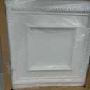 Art3d 12-Pack 24"x24" PVC Lightweight Drop Ceiling Tile, 2x2 ft Water-Resistant Ceiling Panels to Prevent Breakage, White