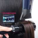 ROSILY Professional 2200W Ionic Ceramic Hair Dryer | Fast Drying Salon Quality Blow Dryer with Nozzle Attachments for Smooth Shine and Silky Hair | Extra Long Cord and Faster Drying Time