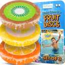 ArtCreativity Fruit Water Splash Toys - Set of 3 - Spongy Bath Toys for Kids - Vibrant Colors with 3 Different Fruit Designs - Bathtub Toys for Fun in The Tub - Kids Pool Toys and Pool Accessories