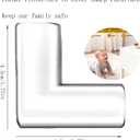6 x 4pcs Corner Protectors, Corner Guards to Cover Sharp Furniture | Corner Guards Bumpers to Prevent Collision, Anti-Collision Pads, Suitable for Table, Cabinet, and Window Corner