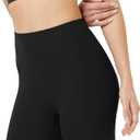 keriffe Women's Flare Yoga Pants Ribbed Seamless High Waisted Workout Bootcut Leggings Tummy Control (Black, XS)